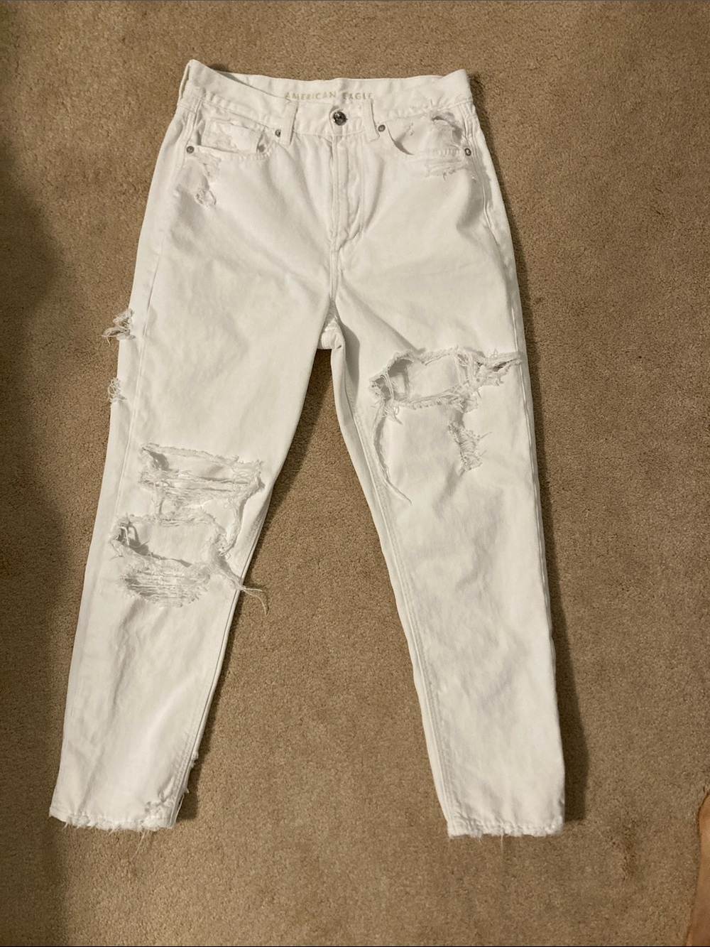 American Eagle Outfitters White Denim Jeans